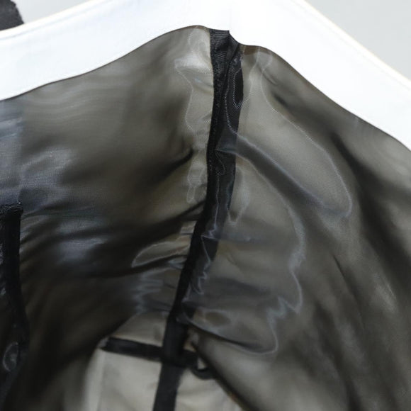 GUCCI Tote Bag Canvas White 123439 Auth ti3151