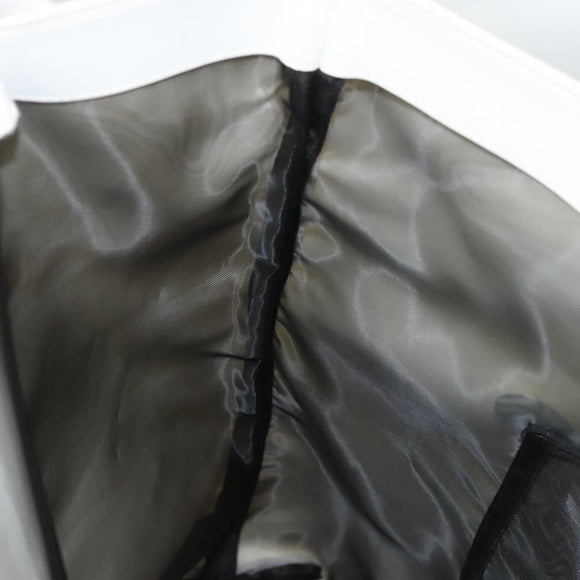 GUCCI Tote Bag Canvas White 123439 Auth ti3151