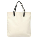 GUCCI Tote Bag Canvas White 123439 Auth ti3151-2