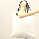 GUCCI Tote Bag Canvas White 123439 Auth ti3151-20