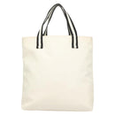GUCCI Tote Bag Canvas White 123439 Auth ti3151-2