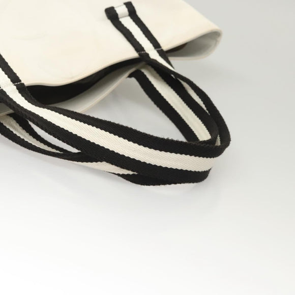 GUCCI Tote Bag Canvas White 123439 Auth ti3151