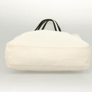 GUCCI Tote Bag Canvas White 123439 Auth ti3151-5
