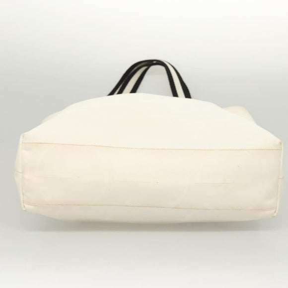 GUCCI Tote Bag Canvas White 123439 Auth ti3151