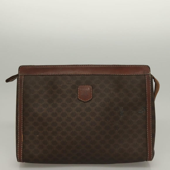 CELINE Macadam Canvas C Sulky Shoulder Bag 2Set Beige Brown Auth ti3152