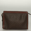 CELINE Macadam Canvas C Sulky Shoulder Bag 2Set Beige Brown Auth ti3152-11