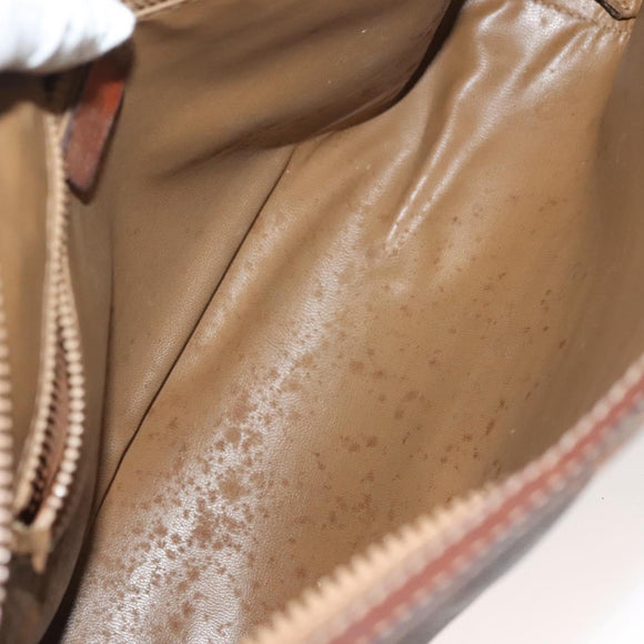 CELINE Macadam Canvas C Sulky Shoulder Bag 2Set Beige Brown Auth ti3152