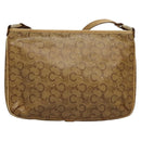 CELINE Macadam Canvas C Sulky Shoulder Bag 2Set Beige Brown Auth ti3152-3