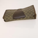 GUCCI GG Canvas Supreme Line Bag PVC Suede 3Set Beige Black Auth ti3153-13