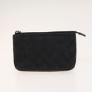 GUCCI GG Canvas Supreme Line Bag PVC Suede 3Set Beige Black Auth ti3153-16