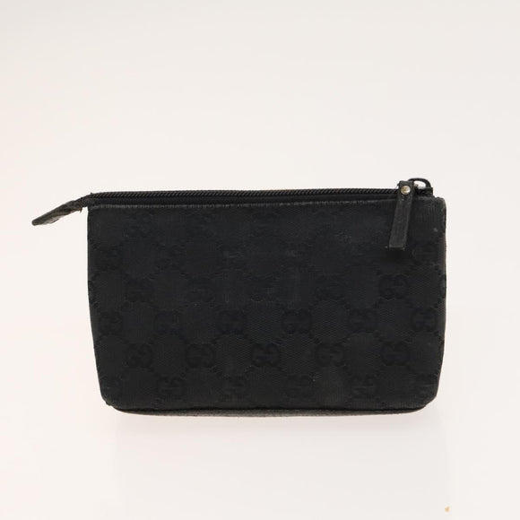 GUCCI GG Canvas Supreme Line Bag PVC Suede 3Set Beige Black Auth ti3153