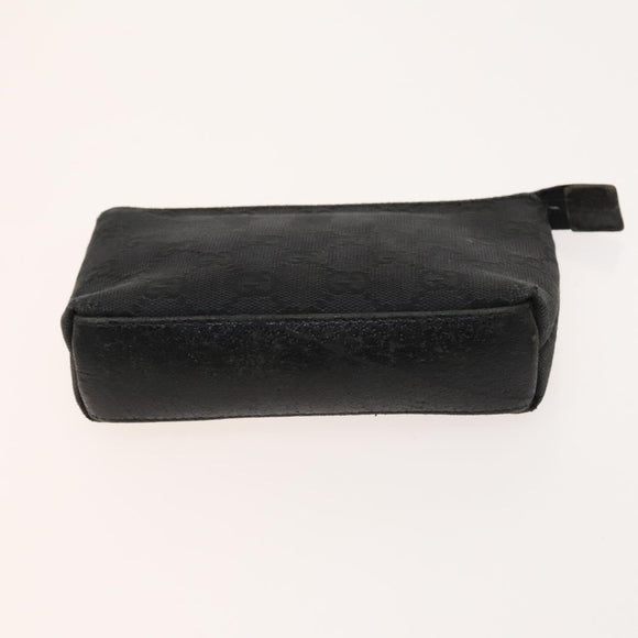 GUCCI GG Canvas Supreme Line Bag PVC Suede 3Set Beige Black Auth ti3153