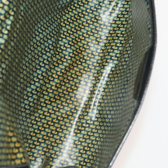 GUCCI GG Canvas Supreme Line Bag PVC Suede 3Set Beige Black Auth ti3153