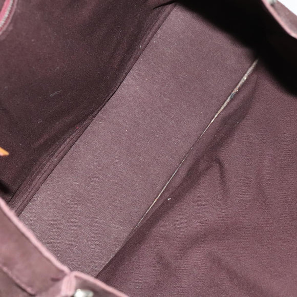 HERMES Tote Bag Canvas 3Set Gray Black Red Auth ti3156