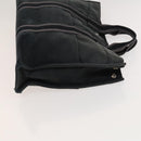 HERMES Tote Bag Canvas 3Set Gray Black Red Auth ti3156-21