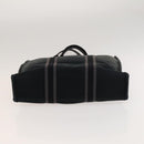 HERMES Tote Bag Canvas 3Set Gray Black Red Auth ti3156-24