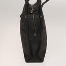 HERMES Tote Bag Canvas 3Set Gray Black Red Auth ti3156-5