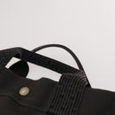 HERMES Tote Bag Canvas 3Set Gray Black Red Auth ti3156-7