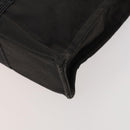 HERMES Tote Bag Canvas 3Set Gray Black Red Auth ti3156-9