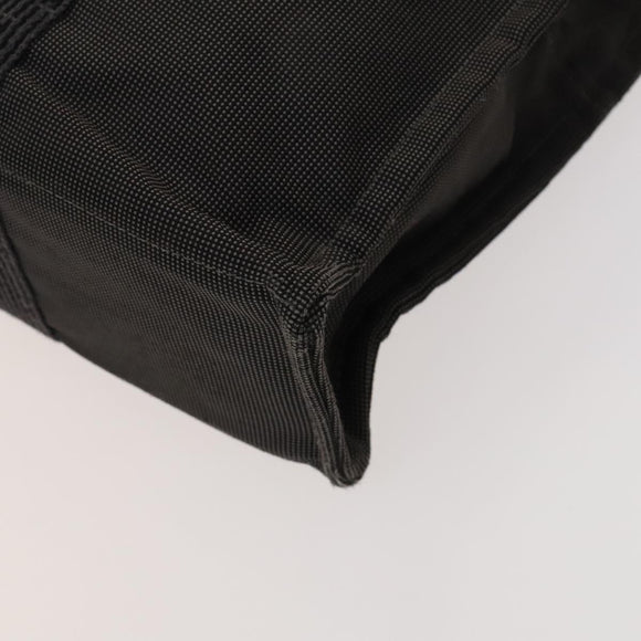 HERMES Tote Bag Canvas 3Set Gray Black Red Auth ti3156