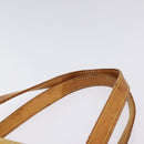 LOUIS VUITTON Monogram Vernis Houston Hand Bag Lime Yellow M91055 LV Auth ti3163-8