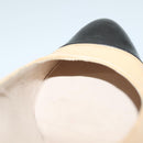 CHANEL High Heels Leather 35 1/2C Beige Black CC Auth ti3167-27