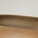 CHANEL High Heels Leather 35 1/2C Beige Black CC Auth ti3167-47
