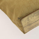 GUCCI GG Canvas Shoulder Bag 2Set Beige Gold Auth ti3169-16