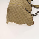 GUCCI GG Canvas Shoulder Bag 2Set Beige Gold Auth ti3169-4