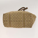 GUCCI GG Canvas Shoulder Bag 2Set Beige Gold Auth ti3169-7
