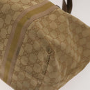 GUCCI GG Canvas Shoulder Bag 2Set Beige Gold Auth ti3169-8