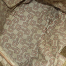 GUCCI GG Canvas Shoulder Bag 2Set Beige Gold Auth ti3169-9