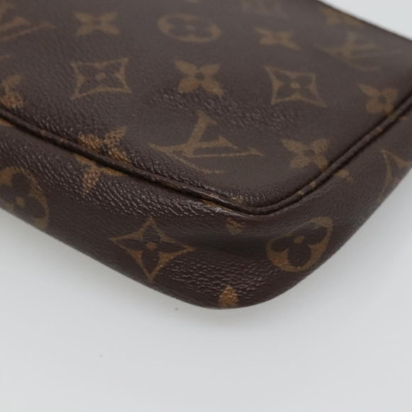 LOUIS VUITTON Monogram Pochette Accessoires Pouch M51980 LV Auth ti3184