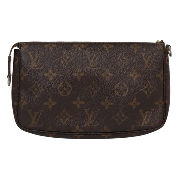 LOUIS VUITTON Monogram Pochette Accessoires Pouch M51980 LV Auth ti3184