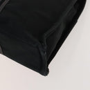 HERMES Hand Bag Canvas 4Set Black Gray Auth ti3190-18