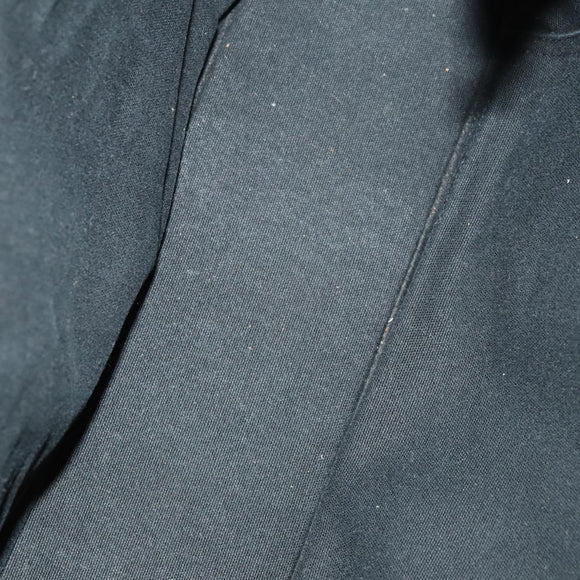 HERMES Hand Bag Canvas 4Set Black Gray Auth ti3190