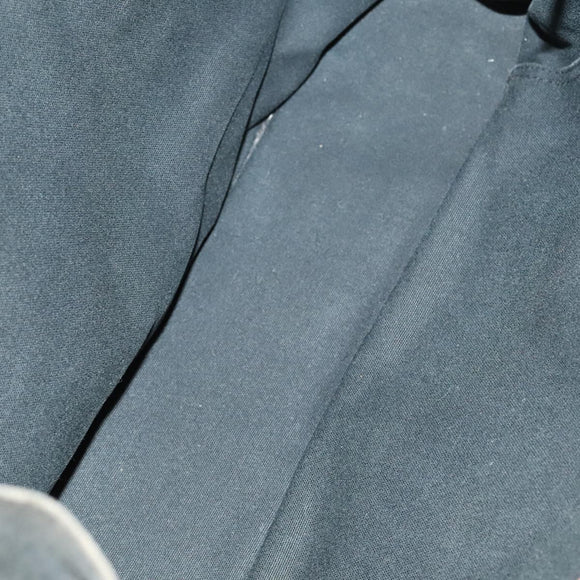 HERMES Hand Bag Canvas 4Set Black Gray Auth ti3190