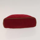 HERMES Pouch Canvas 5Set White Red Green Auth ti3194-15