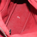 HERMES Pouch Canvas 5Set White Red Green Auth ti3194-16