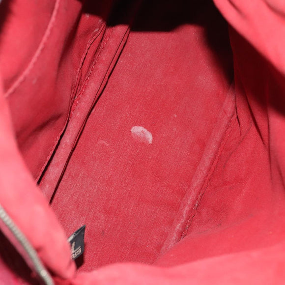 HERMES Pouch Canvas 5Set White Red Green Auth ti3194