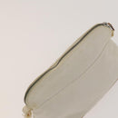 HERMES Pouch Canvas 5Set White Red Green Auth ti3194-24