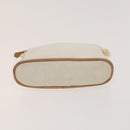 HERMES Pouch Canvas 5Set White Red Green Auth ti3194-25