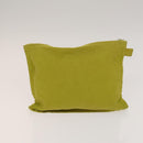 HERMES Pouch Canvas 5Set White Red Green Auth ti3194-8