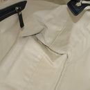 BURBERRY Nova Check Boston Bag Canvas Beige Silver Auth ti3201-18