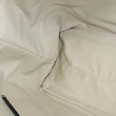 BURBERRY Nova Check Boston Bag Canvas Beige Silver Auth ti3201-19