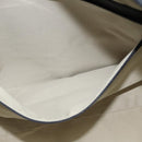 BURBERRY Nova Check Boston Bag Canvas Beige Silver Auth ti3201-12