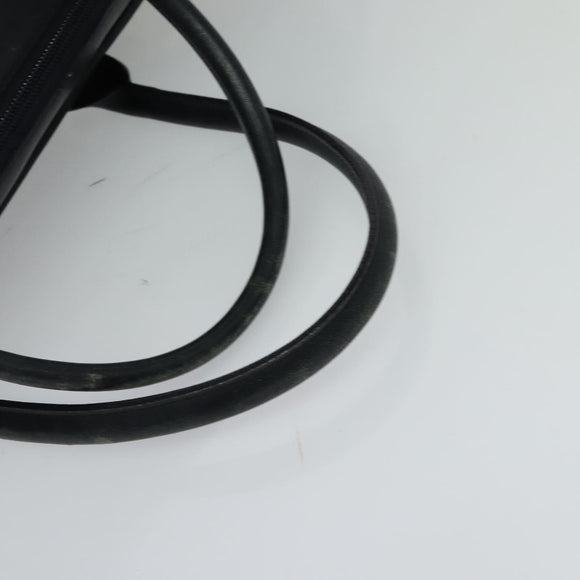 BURBERRY Nova Check Boston Bag Canvas Beige Silver Auth ti3201