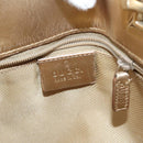 GUCCI GG Canvas Tote Bag Light Blue Gold 002 1099 Auth ti3205-18