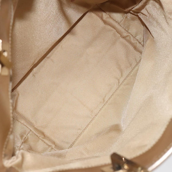 GUCCI GG Canvas Tote Bag Light Blue Gold 002 1099 Auth ti3205