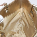 GUCCI GG Canvas Tote Bag Light Blue Gold 002 1099 Auth ti3205-20